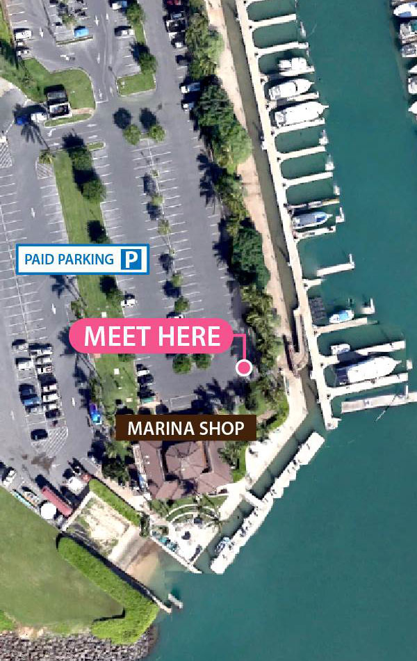 MAP Ko Olina Marina Captain Bruce Meeting Point