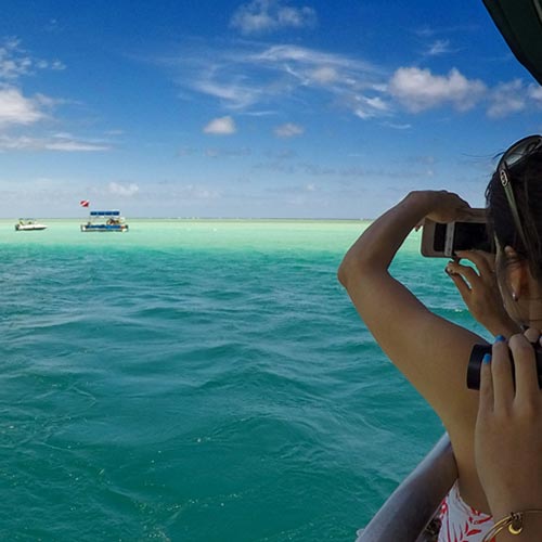 ツアーの流れ 天国の海 ツアー キャプテンブルース ハワイ オアフ島