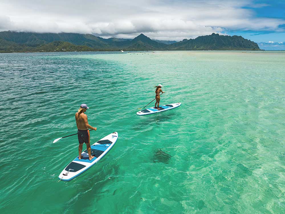 Standup paddleboarding