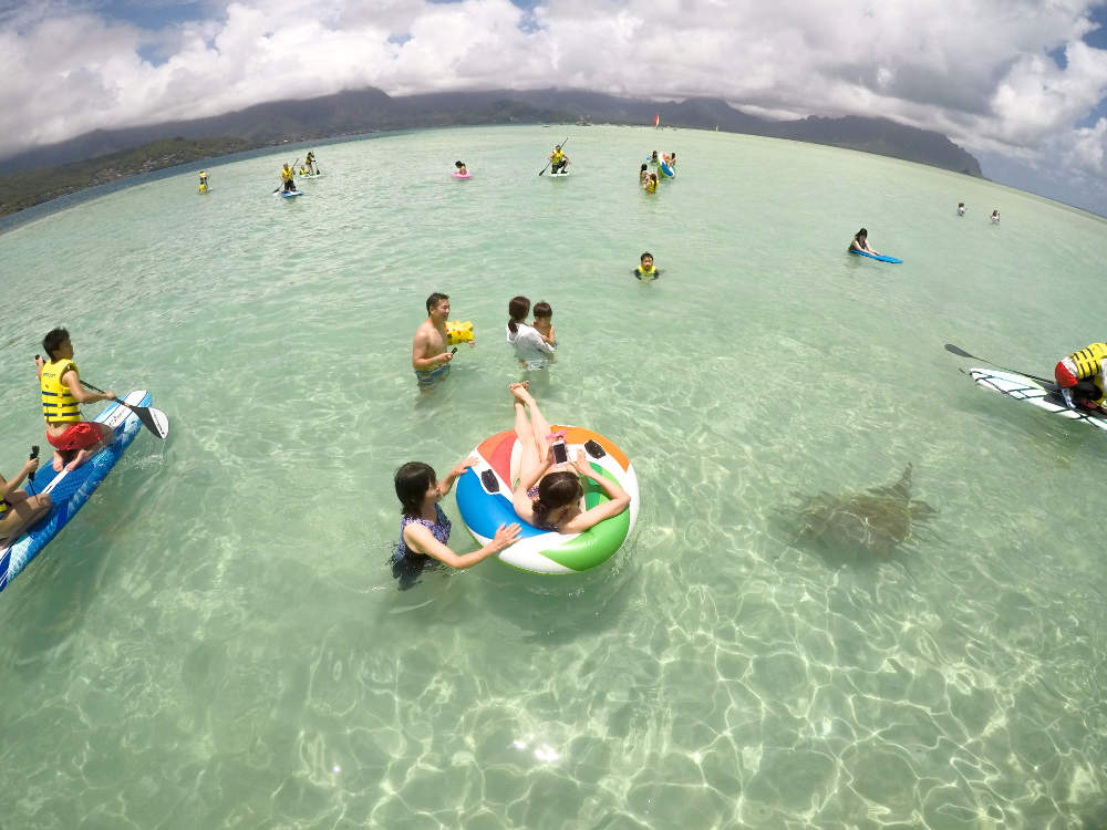 Kaneohe Sandbar Snorkeling Catamaran