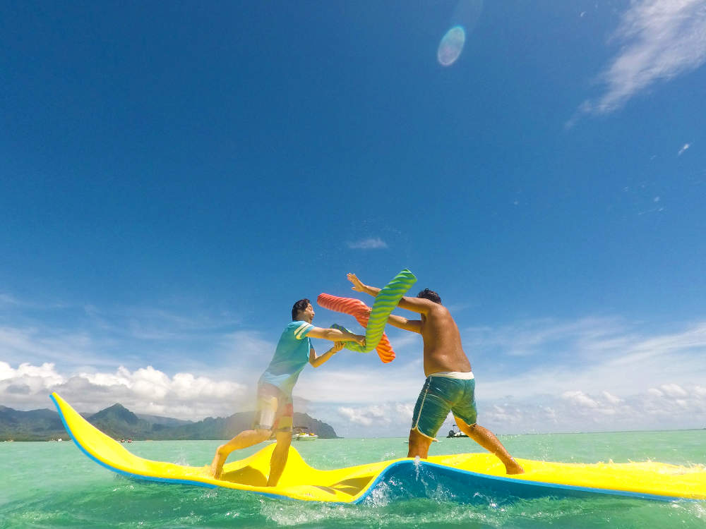 Captain Bruce Snorkeling Charter at Kaneohe Bay Sandbar