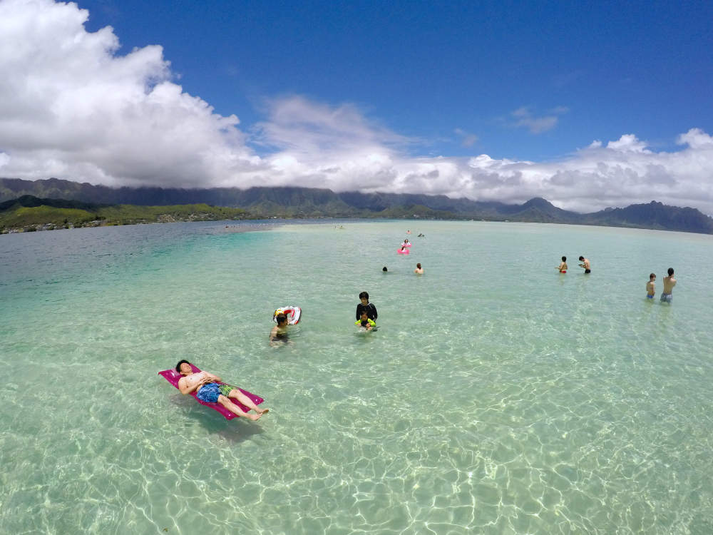 Kaneohe Sandbar Private Charter for big party