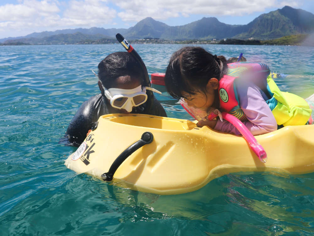 Kaneohe Sandbar Double Boat Charter