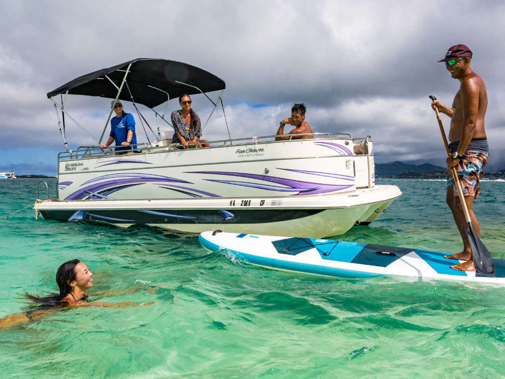 Pontoon Boat Interior