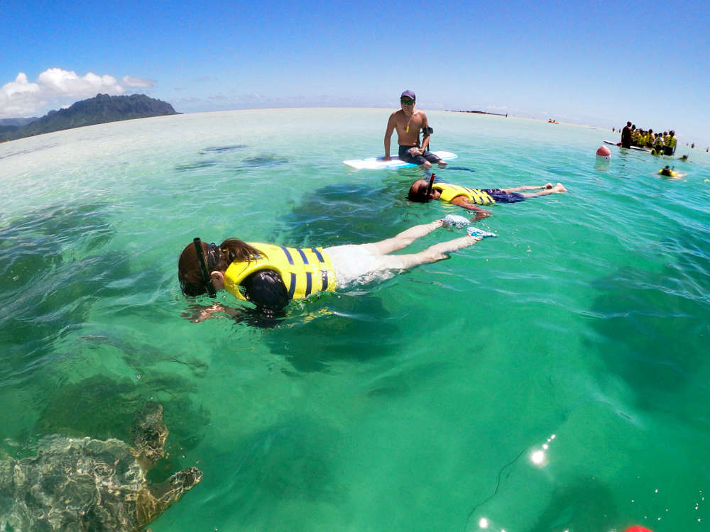 Snorkeling spot in Oahu