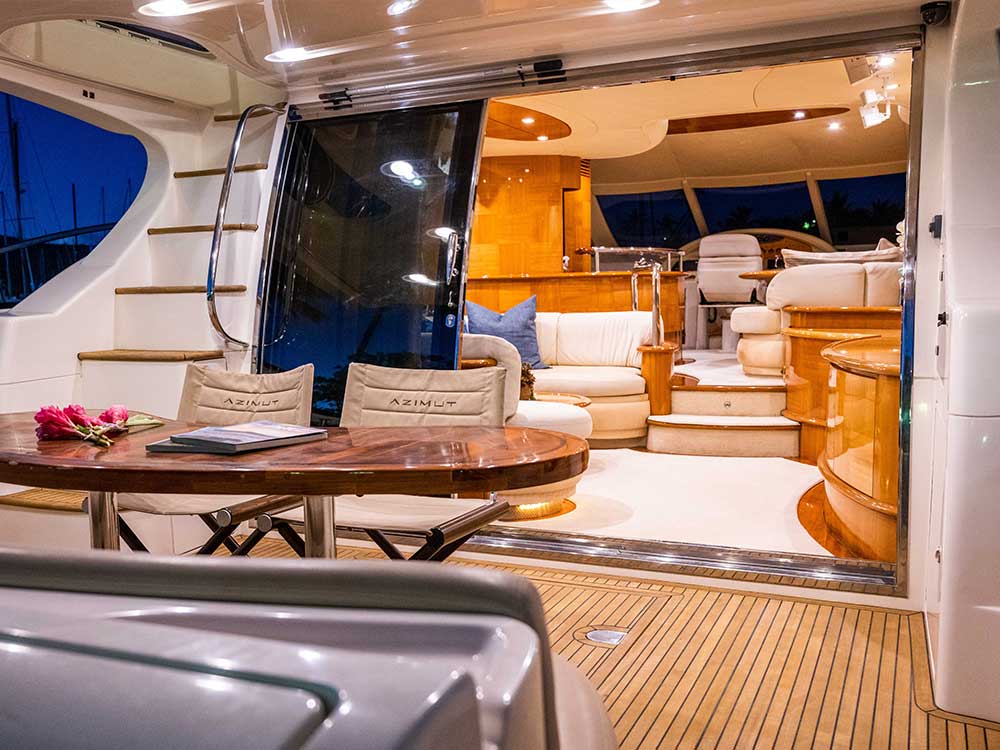 Coppélia is a masterpiece in both incredible design and functionality produced by Azimut. 