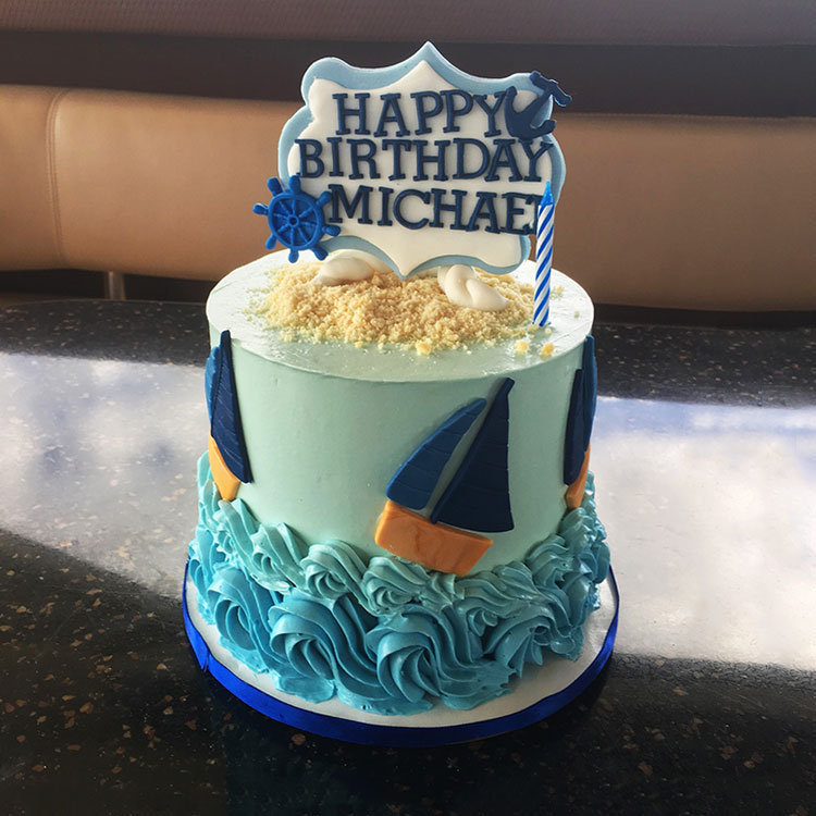 We offer cakes for a variety of special events, including birthdays and anniversaries.