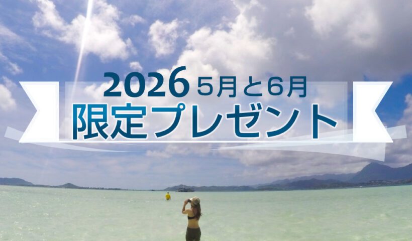 5月と6月の限定プレゼント