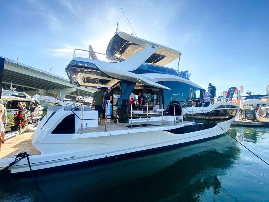 Boat show in Miami
