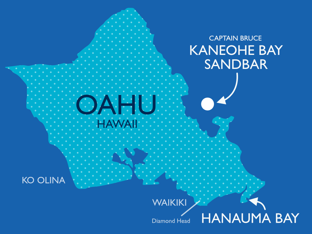 Oahu Map - Snorkel Point