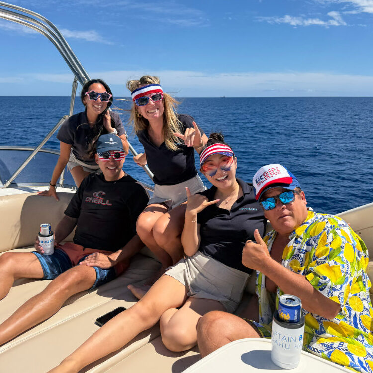 July 4th Cruise on Oahu: Our experienced crew ensure you have everything you need to relax and enjoy the festivities