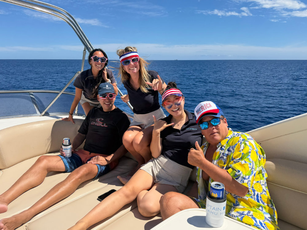 July 4th Cruise on Oahu: Our experienced crew ensure you have everything you need to relax and enjoy the festivities